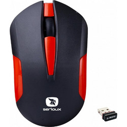 Serioux Drago 300 Ασύρματο Mini Ποντίκι Black