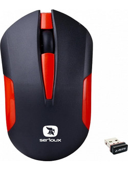 Serioux Drago 300 Ασύρματο Mini Ποντίκι Black