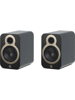 Q Acoustics 3030c Ζεύγος Ηχείων Hi-Fi Ραφιού 90W 2 Δρόμων Walnut