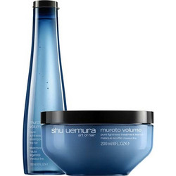 Shu Uemura Muroto Volume Σετ Περιποίησης Μαλλιών Μάσκα 200ml + Σαμπουάν 300ml