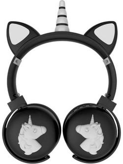 ME17 Ασύρματα Bluetooth Παιδικά Ακουστικά On Ear Μαύρα