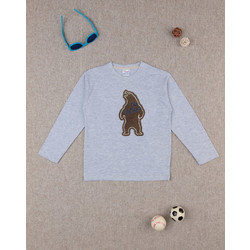 Prenatal Be Outside Παιδικό T-Shirt Μακρυμάνικο Λευκό Καφέ 1443096