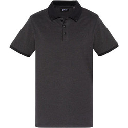 Schott Ανδρική Μπλούζα Polo Κοντομάνικη Μαύρη 526091