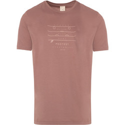 Protest Harwell Ανδρικό Αθλητικό T-Shirt Ροζ 1713611-162