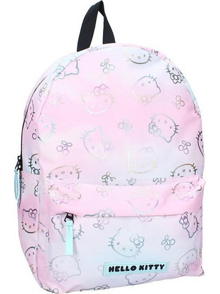 Vadobag Hello Kitty Take me To The Party Σχολική Τσάντα Πλάτης Δημοτικού Ροζ 8712645316102