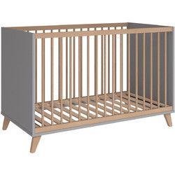 Faktum Flip Πολυμορφική Κούνια για Στρώμα 60x120cm Γκρι 12354100-1