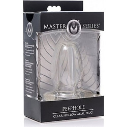 Master Series PeepHole Hollow Πρωκτική Σφήνα 8.3cm Διαφανής 848518031044