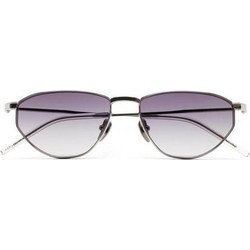 Kaleos HAMLIN-003 Ανδρικά Γυαλιά Ηλίου Aviator Μεταλλικά Ασημί με Μαύρο Φακό