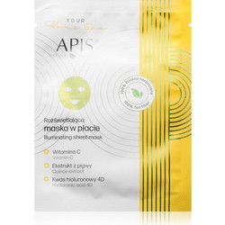 Apis Natural Cosmetics Home Spa Sheet Μάσκα Προσώπου 20gr