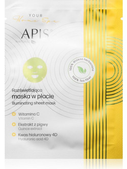 Apis Natural Cosmetics Home Spa Sheet Μάσκα Προσώπου 20gr