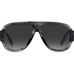 Marc Jacobs MARC843S 2W89O Ανδρικά Γυαλιά Ηλίου Μάσκα Κοκάλινα Μαύρα με Μαύρο Φακό