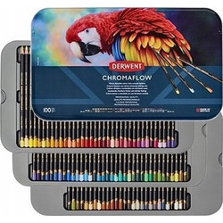 Derwent Chromaflow Κασετίνα Ξυλομπογιές Σετ 100τμχ