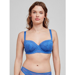 Gisela Σουτιέν Balconette με Ελαφριά Ενίσχυση με Μπανέλα Royal Blue 2/10117