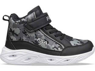 Fila Flash Gordon 6 Παιδικά Sneakers Μποτάκια με Φωτάκια Μαύρα Ανθρακί 3AF53003-033