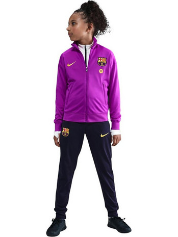 Nike FC Barcelona Dri-FIT Παιδικό Σετ Φόρμας Μωβ Navy Μπλε HJ8027-552