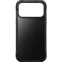 Nomad Rugged Leather Back Cover Horween Black (iPhone 18 Pro Max / 17 Pro Max)