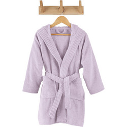 La Redoute Παιδικό Μπουρνούζι με Κουκούλα 350gr/m² Λιλά 170010198 / AGS203