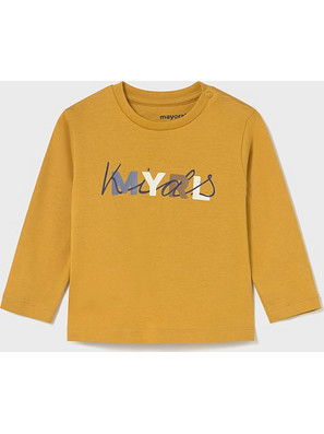 Mayoral Παιδικό T-Shirt Μακρυμάνικο Κίτρινο 15-00108-028
