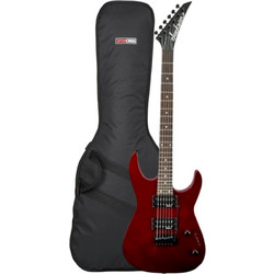 Jackson JS12 Dinky Ηλεκτρική Κιθάρα ST Style με Μαγνήτες HH & Ταστιέρα Amaranth Metallic Red Bundle