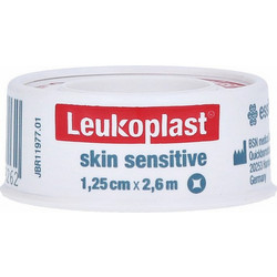 Leukoplast Skin Sensitive Επιδεσμική Ταινία 1.25cm x 2.6m