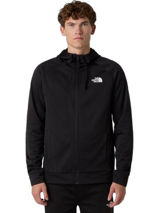 The North Face Ανδρική Ζακέτα Φούτερ με Κουκούλα και Φερμουάρ Μαύρη NF0A8DVYKS7