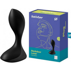 Satisfyer Backdoor Lover Πρωκτική Σφήνα Ασύρματη με Δόνηση 11cm Μαύρη D-229592