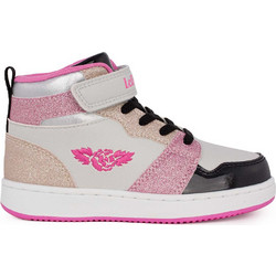 Lelli Kelly Gaia Παιδικά Sneakers Μποτάκια Λευκά Ροζ Μαύρα LKAA4416AVR-NEGR