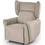 PoliHome Πολυθρόνα Relax Ανακλινόμενη Μπεζ Gela 162875779