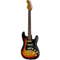 Fender LTD Custom 62 Ηλεκτρική Κιθάρα ST Style με Μαγνήτες SSS & Ταστιέρα Rosewood Bleached 3-Colour Sunburst