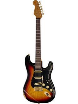 Fender LTD Custom 62 Ηλεκτρική Κιθάρα ST Style με Μαγνήτες SSS & Ταστιέρα Rosewood Bleached 3-Colour Sunburst