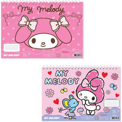 Hello Kitty My Melody Διάφορα Σχέδια Μπλοκ Ζωγραφικής A4 30 Φύλλων 490143