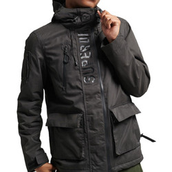 Superdry Ανδρικό Μπουφάν Χειμωνιάτικο Puffer Γκρι M5012104A-Q69