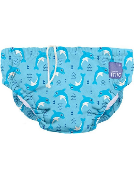 Bambino Mio Dolphin Βρεφικό Μαγιό Πάνα για Αγόρι Γαλάζιο SWPSDOL