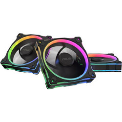 Asus Prime MR120 Reverse Case Fan 120mm ARGB με Σύνδεση 3-Pin 4-Pin PWM 3τμχ Black
