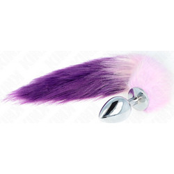 Kink Large Πρωκτική Σφήνα Tail Plug 10cm Μωβ D-240675