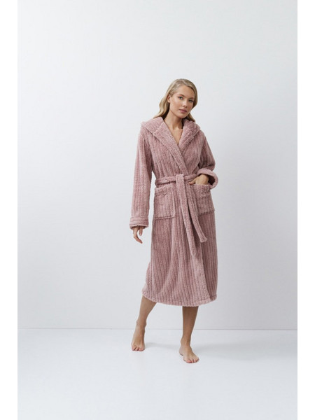 Aruelle Martha Γυναικεία Ρόμπα Χειμωνιάτικη Fleece Ροζ 39.01.23.893