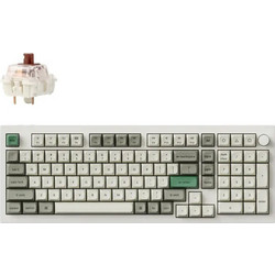 Keychron Q5 Max QMK/VIA Ασύρματο Μηχανικό Gaming Πληκτρολόγιο με Gateron Jupiter Brown Διακόπτες RGB White