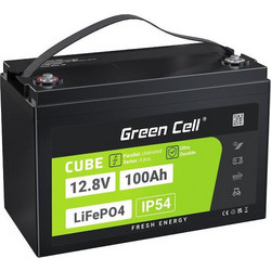 Green Cell LFPGC12V100AH Μπαταρία LiFePO4 12.8V 100Ah