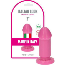 Toyz4lovers Italian Cock 3" Mio Πρωκτική Σφήνα 9cm Ροζ