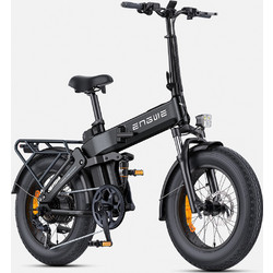 Engwe Engine Pro 3.0 Boost Σπαστό Ηλεκτρικό Ποδήλατο Mountain 20" 250W με 7 Ταχύτητες και Δισκόφρενα Μαύρο