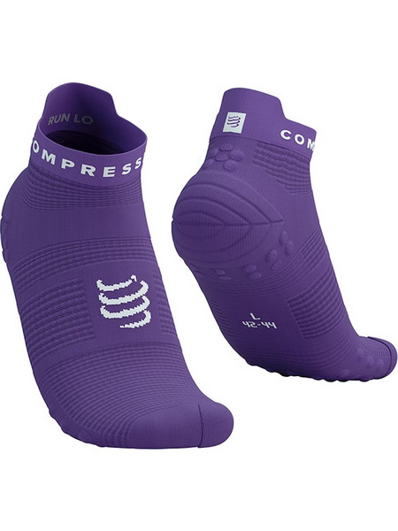 Compressport V4.0 Run Ανδρικές Κάλτσες Κοντές με Σχέδια Μωβ XU00047B-3042