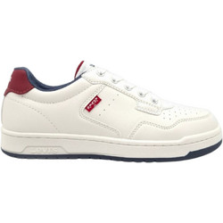 Levi's Kingdom Παιδικά Sneakers Λευκά Κόκκινα Navy Μπλε VKIN0031S-3039