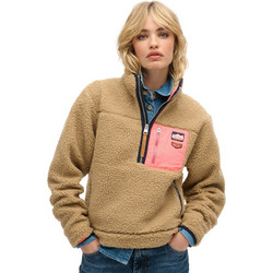 Superdry Γυναικείο Αθλητικό Φούτερ Καφέ W2012343A-8TU