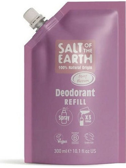 Salt of the Earth Peony Blossom Refill Φυσικό Αποσμητικό Spray Χωρίς Αλουμίνιο 300ml