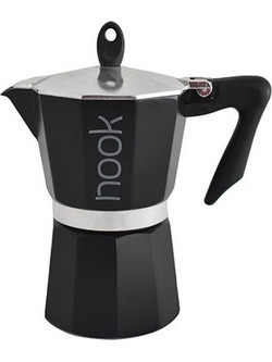 Mastershop MS-023 Μπρίκι Espresso 6Cups Μαύρο