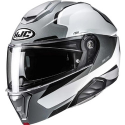 HJC i91 Felio MC5 Black White Grey Κράνος Μηχανής Flip-Up 1700gr