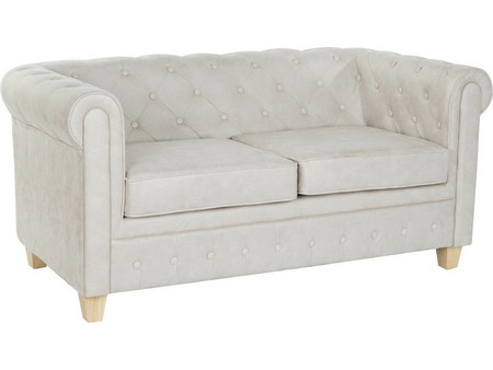 DKD Home Decor Διθέσιος Καναπές Λευκός 151x82x70cm S3044069