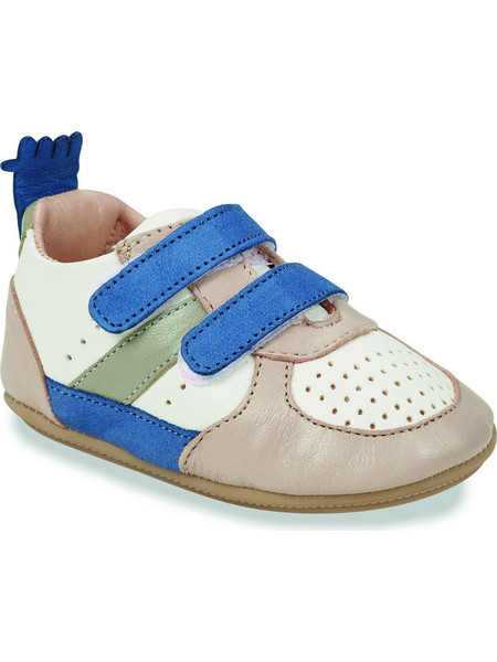 Easy Βρεφικά Slip Ons Αγκαλιάς Άσπρο Royal Blue ALZ40A-12