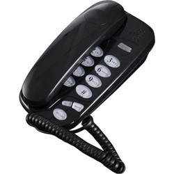 Panaphone KX-T580 Ενσύρματο Τηλέφωνο Γόνδολα για Ηλικιωμένους Μαύρο