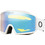 Oakley Target Line L OO7120-08 Μάσκα Σκι & Snowboard Ενηλίκων Λευκή με Φιμέ Φακό Μπεζ